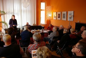 Katrin Rohnstock eröffnet den GD-Salon mit Winfried Noack